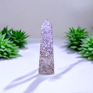 Pinkish Purple Ocean Jasper Tower